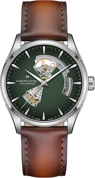 Hamilton Jazzmaster Open Heart 42 mm Smoky Green H32705560