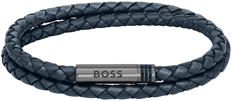 Bracelet Hugo Armband Hugo Boss Jewellery Black Steel Men's Link
