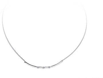 Silver Lining Choker Tussenstuk Glans CZ 925 103.0718.45