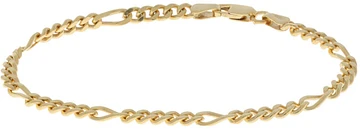 Glow SCHAKELARMBAND - ZILVER - GP - 18CM - 104.8106.18