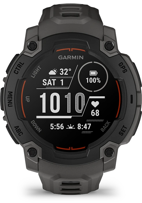 Garmin Instinct E, 45 mm, Black Bezel with Charcoal Band 010-02933-00 Garmin Instinct E, 45 mm, Black Bezel with Charcoal Band 010-02933-00