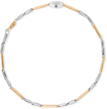 SWING JEWELS NOUVEAU 14 CT BICOLOR GOLD BRACELET BRRR 50B