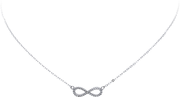 Silver Lining Collier infinity CZ 925 102.1067.43