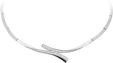 Silver Lining Choker Elegance Mat/Glans CZ 925 Rd 103.6271.47