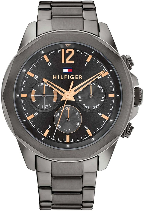 Tommy Hilfiger TH1792061 Horloge Heren Grijs 46mm Tommy Hilfiger TH1792061 Horloge Heren Grijs 46mm