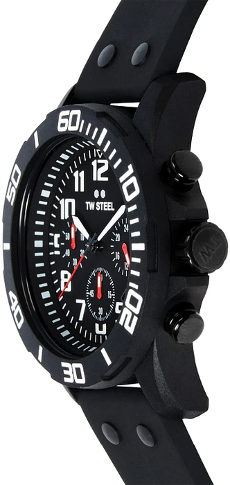 TW Steel TWCA1 Carbon Zwart Zwart 44mm TW Steel TWCA1 Carbon Zwart Zwart 44mm