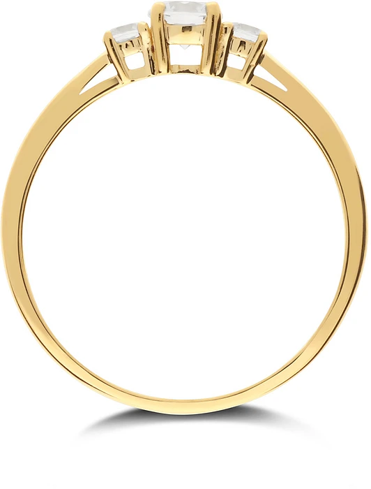 GLOW - 214.2098 - Ring - Goud - Zirkonia 214.2098 GLOW - 214.2098 - Ring - Goud - Zirkonia 214.2098