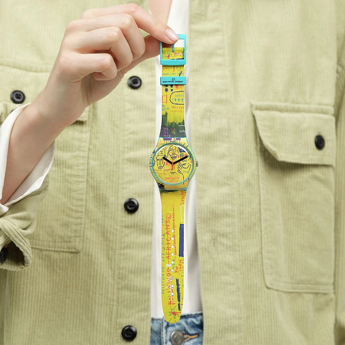 Swatch HOLLYWOOD AFRICANS BY JM BASQUIAT SUOZ354 Swatch HOLLYWOOD AFRICANS BY JM BASQUIAT SUOZ354
