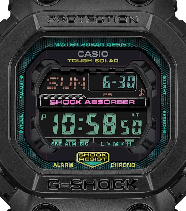 Casio G-Shock GX-56MF-1ER Multi Fluorescent Accents Casio G-Shock GX-56MF-1ER Multi Fluorescent Accents