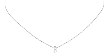 Silver Lining Collier met mini letter R 925 102.0666.0R