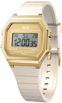 ICE watch digit retro - Metal gold mirror - Almond skin - Small 022732