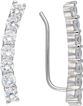 Silver Lining Earcuffs Pave CZ Zilver Rd 106.0946.00