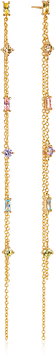 Sif Jakobs PRINCESS DOUBLE CHAIN EARPOST SJ-E22032-XCZ-SG