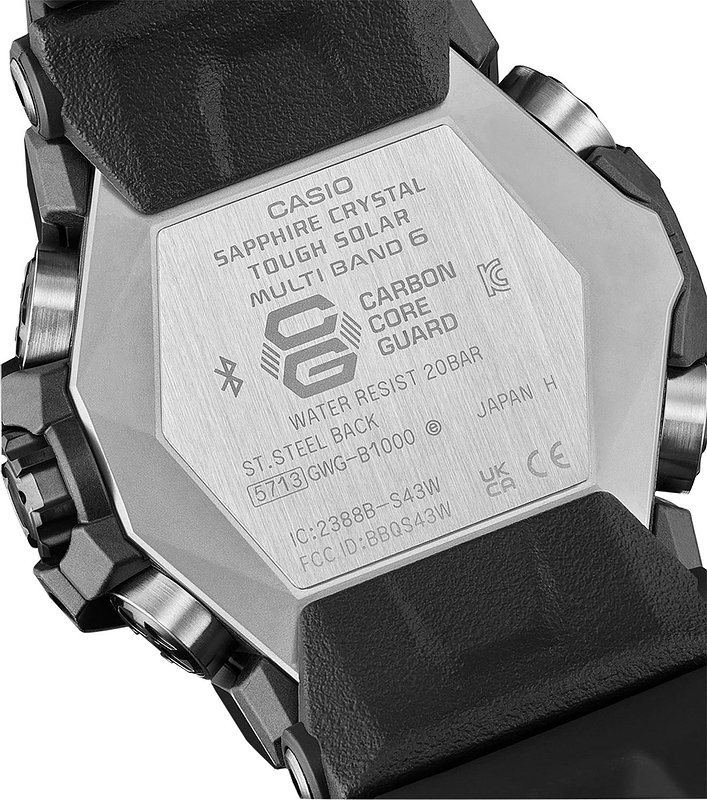 CASIO G−SHOCK GWG–B1000−1AJF GWNQ1000-1A | G-SHOCK MASTER OF G - SEA Blue, Light blue | CASIO