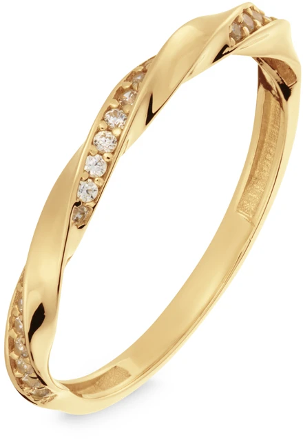 Glow Ring Twist CZ 585 214.2040 Glow Ring Twist CZ 585 214.2040