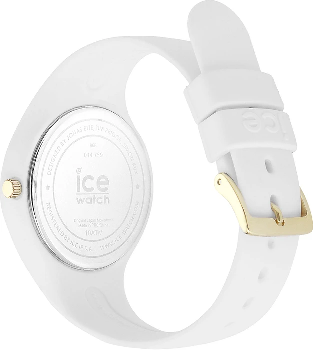 Ice Watch ICE GLAM - WHITE Goudkleurig - NUMBERS - SMALL - 014759 Ice Watch ICE GLAM - WHITE Goudkleurig - NUMBERS - SMALL - 014759