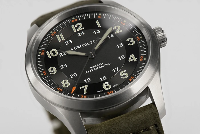 Hamilton Khaki Field Titanium Auto H70205830 Hamilton Khaki Field Titanium Auto H70205830