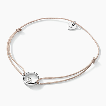 FJF JEWELLERY CORD-BRACELET ICON HEART FJF0060103SWH