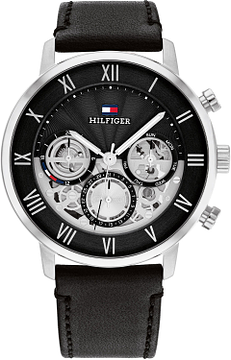 Tommy Hilfiger TH1710565 Horloge Heren Zilverkleurig 44mm