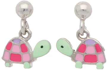 Lapetra LPOH0096 - Oorhangers - Schildpad - 925 sterling zilver