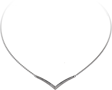 Silver Lining Collier met tussenstuk CZ 925 102.0644.42