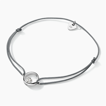 FJF JEWELLERY CORD-BRACELET ICON HEART FJF0060102SWH