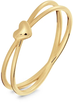 Glow Ring dubbel hart 585 214.2032