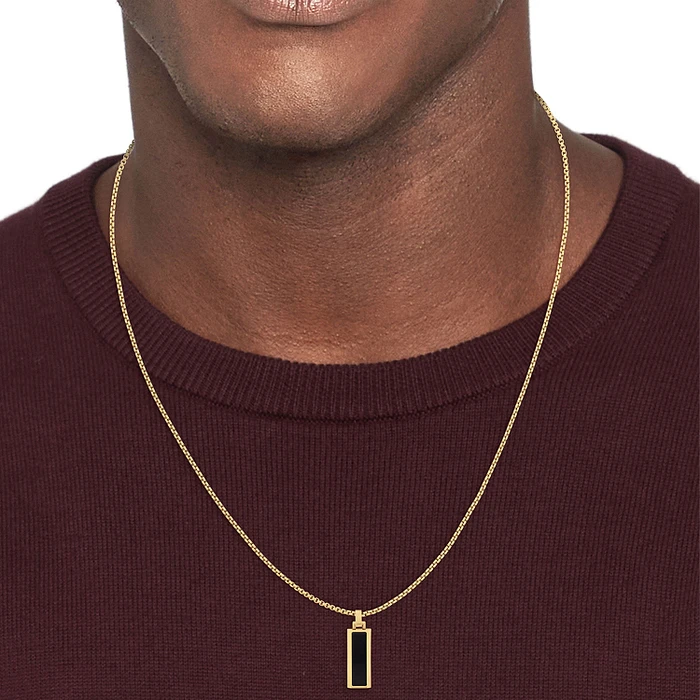 Tommy Hilfiger TJ2790541 Ketting Heren Staal Onix 60cm Tommy Hilfiger TJ2790541 Ketting Heren Staal Onix 60cm