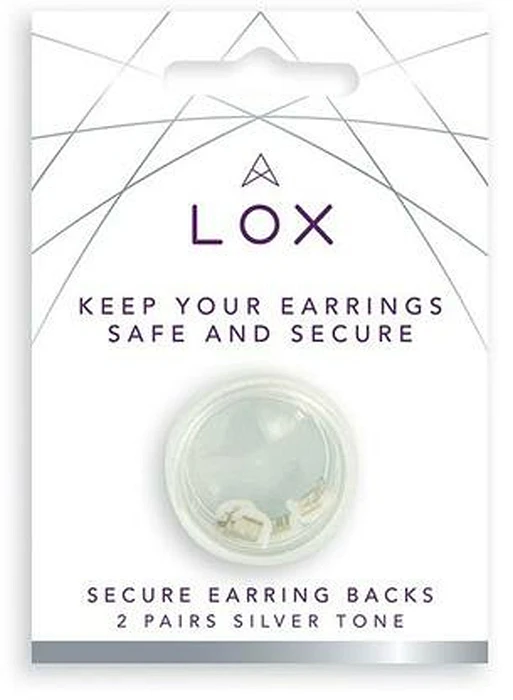 LOX | Veiligheidssluiting Oorbellen - Zilverkleurig Locking Earring backs LOX | Veiligheidssluiting Oorbellen - Zilverkleurig Locking Earring backs