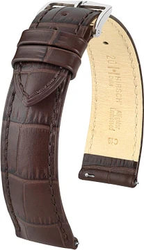 HIRSCH DUKE L BROWN CALF Zilverkleurig
