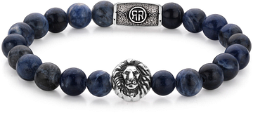 Rebel & Rose Lion Head Midnight Blue RR-8L030-S