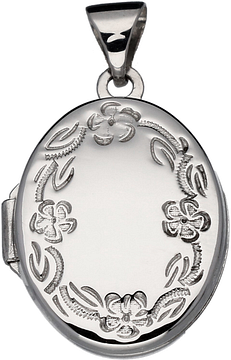 Silver Lining Medaillon bloemen Zilver Rd* 145.0089.00