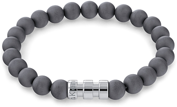 Calvin Klein CJ35000105 Heren Armband Hematiet Beads  