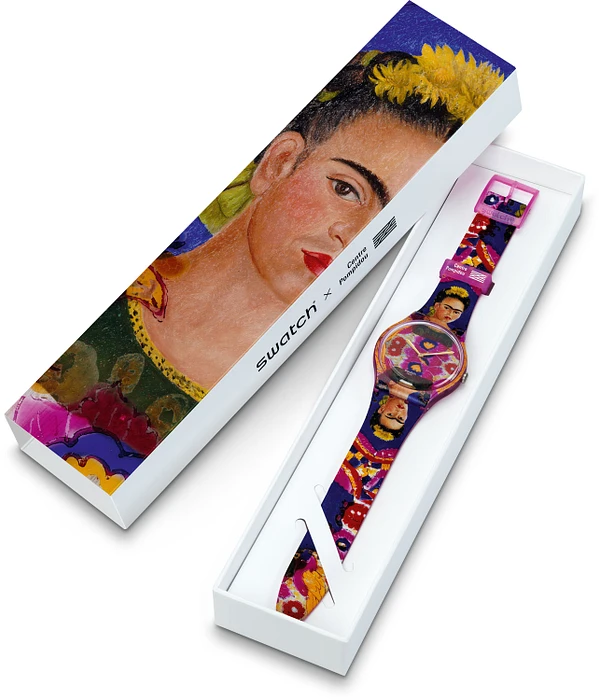 Swatch THE FRAME, BY FRIDA KAHLO SUOZ341 Swatch THE FRAME, BY FRIDA KAHLO SUOZ341