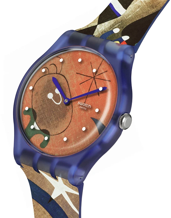Swatch MIRO'S WOMEN & BIRD IN THE MOONLIGHT SO29Z136 Swatch MIRO'S WOMEN & BIRD IN THE MOONLIGHT SO29Z136