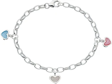 Lilly Kinderbedelarmband Harten 925 104.0244.16