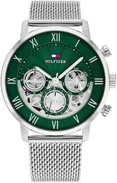 Tommy Hilfiger TH1710567 Horloge Heren Zilverkleurig 44mm