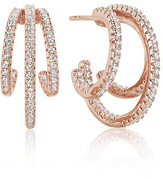 SIF JAKOBS OZIERI TRE EARRINGS SJ-E1069-CZ(RG)