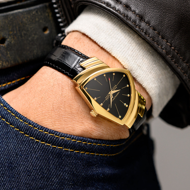 【美品】Hamilton VENTURA Hamilton XXL Ventura Auto 46mm – Spicer Greene Jewelers