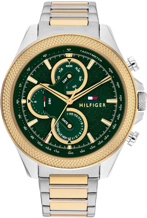 Tommy Hilfiger TH1792079 Horloge Heren Bi-color 46mm Tommy Hilfiger TH1792079 Horloge Heren Bi-color 46mm