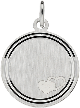 Silver Lining Graveerplaatje Rond 21x18mm Zilver 142.0041.18