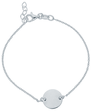 Silver Lining Symboolarmband Rond Plaatje Zilver Rd 104.1556.18