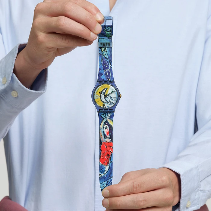 Swatch CHAGALL'S BLUE CIRCUS SUOZ365 Swatch CHAGALL'S BLUE CIRCUS SUOZ365