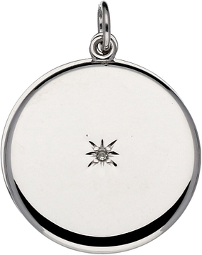 Silver Lining Medaillon Rond 22mm Zilver Rd 145.0121.00