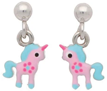 Lapetra LPOH0008 - Oorhangers - Eenhoorn - 925 sterling zilver