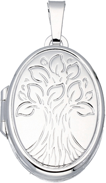 Silver Lining Medaillon Tree of Life 17x25mm Zilver 145.0068.00