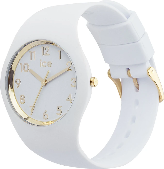 Ice Watch ICE GLAM - WHITE Goudkleurig - NUMBERS - SMALL - 014759 Ice Watch ICE GLAM - WHITE Goudkleurig - NUMBERS - SMALL - 014759