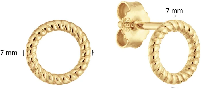 Glow Oorstekers - Rond - 206.0797.00