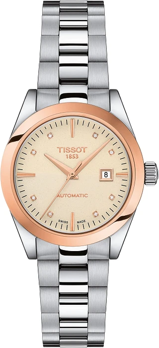 Tissot T-My Lady Automatic 18K Goudkleurig T-Goudkleurig T9300074126600 Tissot T-My Lady Automatic 18K Goudkleurig T-Goudkleurig T9300074126600