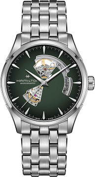 Hamilton Jazzmaster Open Heart 42 mm Smoky Green H32705160